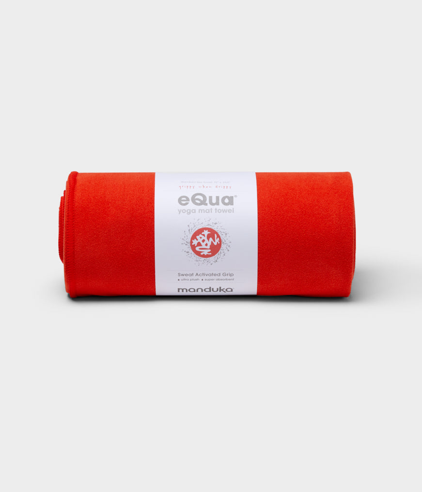 Serviette de yoga eQua 180cm Coral - Manduka - Escale Sensorielle Serviette de yoga eQua 180cm Coral - Manduka - Escale Sensorielle