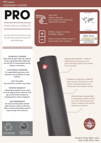 Manduka PRO™ Yoga Mat 6mm